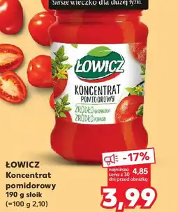 Kaufland Lowicz Koncentrat pomidorowy oferta