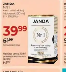 Jawa Drogerie Janda Nr 1 krem dzień dobry i dobranoc oferta