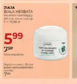 Jawa Drogerie Ziaja Biała Herbata krem nawilżający oferta