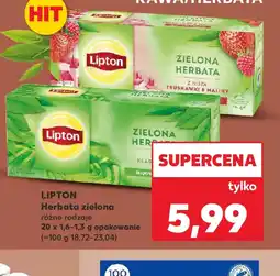Kaufland Lipton Herbata zielona oferta