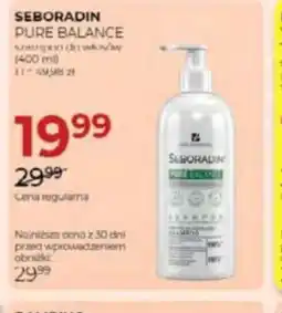 Jawa Drogerie Seboradin Pure Balance Szampon oferta