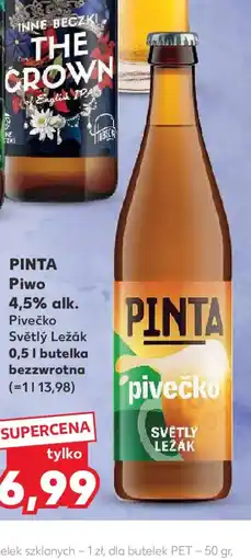 Kaufland Piwo Pinta Pivečko oferta