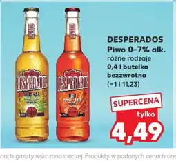 Kaufland Piwo Desperados 0-7% alk oferta