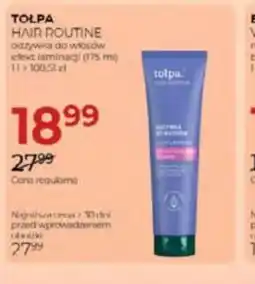Jawa Drogerie Tolpa Hair Routine odżywka oferta