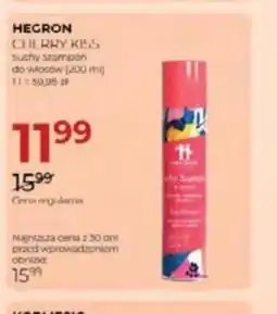 Jawa Drogerie Hegron Cherry Kiss suchy szampon oferta