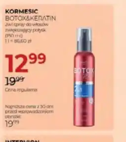 Jawa Drogerie Kormesic Botox&Keratin spray oferta