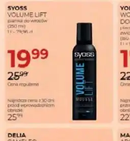 Jawa Drogerie Syoss Volume Lift pianka oferta