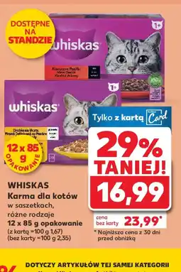 Kaufland Whiskas Karma dla kotów oferta