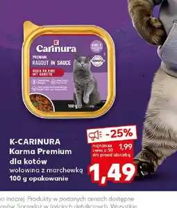 Kaufland Carinura Karma dla kotów oferta