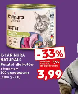 Kaufland K-Carinura Naturals Pasztet dla kotów oferta