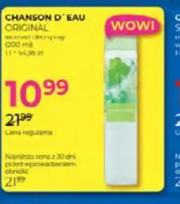 Jawa Drogerie CHANSON D' EAU ORIGINAL woda toaletowa oferta
