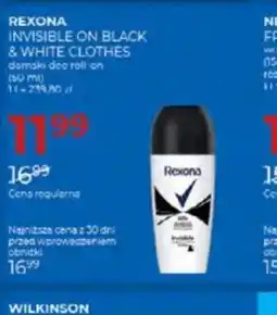 Jawa Drogerie Rexona Invisible Black & White oferta