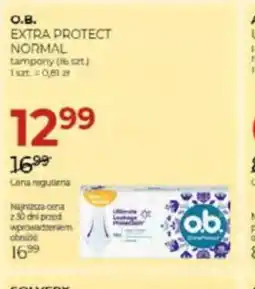 Jawa Drogerie O.B. tampony Extra Protect oferta