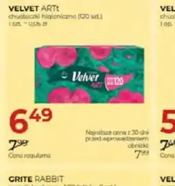 Jawa Drogerie Velvet chusteczki higieniczne oferta
