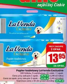 Dino Papier toaletowy LaVenda Exclusive oferta