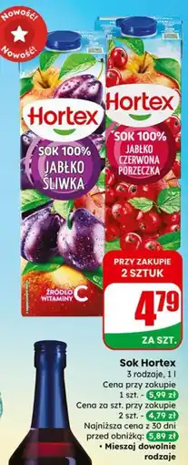 Dino Sok Hortex (jabłko-śliwka, jabłko-czerwona porzeczka) oferta