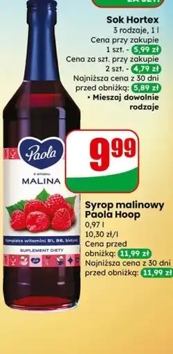 Dino Syrop malinowy Paola Hoop oferta