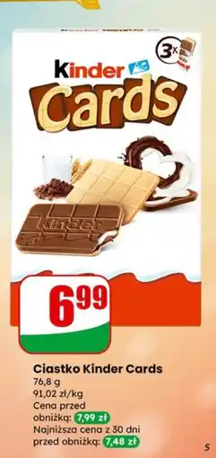 Dino Ciastko Kinder Cards oferta