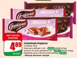 Dino Czekolada Goplana (Oryginalna Mleczna/Klasyczna Gorzka) oferta