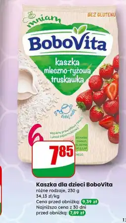Dino Kaszka dla dzieci BoboVita (mleczno-ryżowa truskawka) oferta