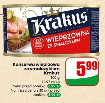 Dino Konserwa wieprzowa ze smalczykiem Krakus oferta