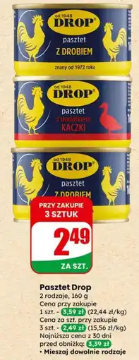 Dino Pasztet Drop z drobiem / z dodatkiem kaczki oferta