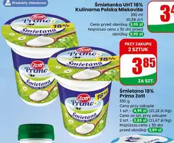 Dino Śmietana 18% Primo Zott oferta