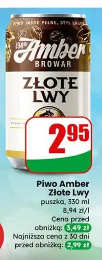 Dino Piwo Amber Złote Lwy oferta