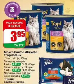 Dino Mokra karma dla kota Tropi Delux oferta