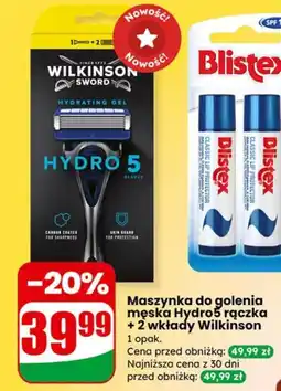 Dino Wilkinson Sword Hydro 5 Maszynka do golenia męska + 2 wkłady oferta