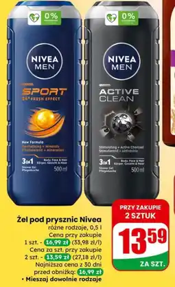Dino Nivea Men Żel pod prysznic oferta