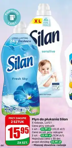 Dino Płyn do płukania Silan (Sensitive, Fresh Sky) oferta