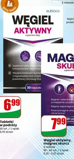 Dino eubioco Węgiel aktywny suplement diety 30 kapsułek oferta