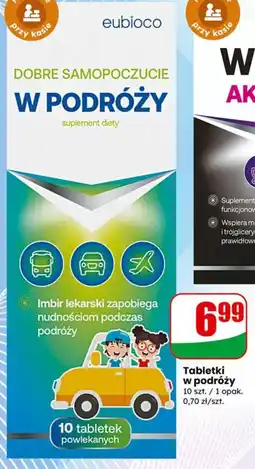 Dino eubioco Dobre samopoczucie w podróży suplement diety 10 tabletek oferta