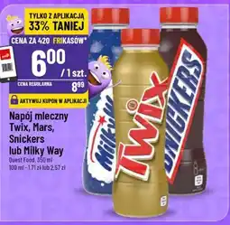 Polomarket Napój mleczny Twix, Mars, Snickers lub Milky Way (Quest Food) oferta