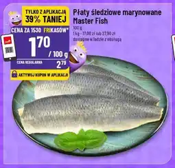 Polomarket Płaty śledziowe marynowane Master Fish oferta