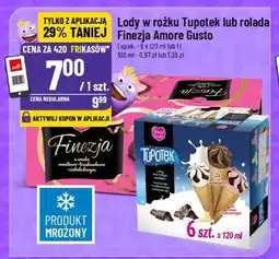 Polomarket Lody w rożku Tupotek lub rolada Finezja Amore Gusto oferta