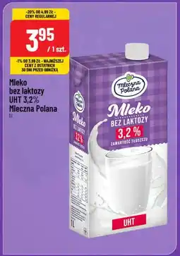 Polomarket Mleko bez laktozy UHT 3,2% Mleczna Polana oferta