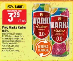 Polomarket Piwo Warka Radler 0,0% oferta