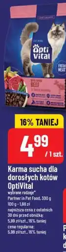 Polomarket Karma sucha dla dorosłych kotów OptiVital oferta