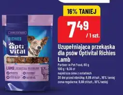 Polomarket Uzupełniająca przekąska dla psów Optivital Riches Lamb oferta