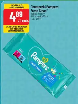 Polomarket Chusteczki Pampers Fresh Clean oferta