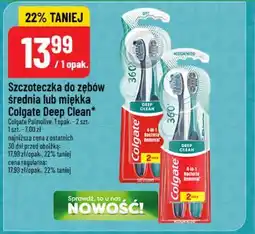 Polomarket Szczoteczka do zębów średnia lub miękka Colgate Deep Clean oferta