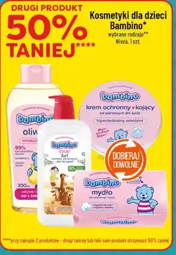 Polomarket Kosmetyki dla dzieci Bambino (oliwka, krem ochronny, mydło, żel 3w1) oferta