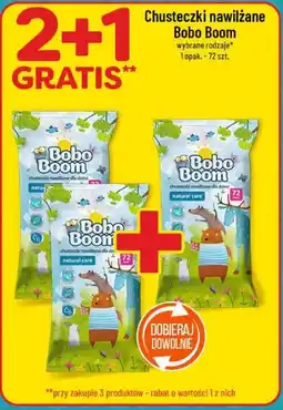 Polomarket Chusteczki nawilżane Bobo Boom (72 szt.) oferta