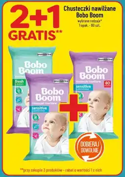 Polomarket Chusteczki nawilżane Bobo Boom (80 szt.) oferta
