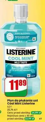Dino Płyn do płukania ust Cool Mint Listerine oferta