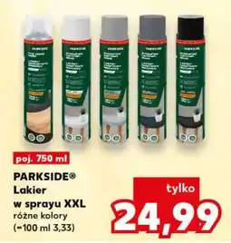 Kaufland PARKSIDE Lakier w sprayu XXL oferta