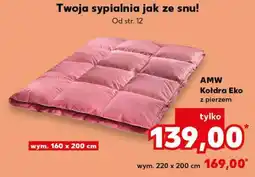 Kaufland AMW Kołdra Eko z pierzem oferta