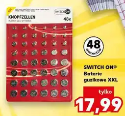 Kaufland SWITCH ON Baterie guzikowe XXL oferta